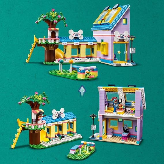Dog Rescue and Adoption Center Building Set, 617 Pieces
