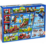Fire Station Building Blocks Set, 958 Pieces