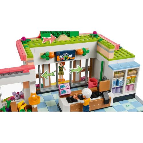 Friends Organic Grocery Store Building Set, 830 Pieces
