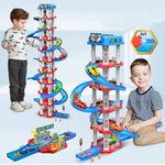 10-floor Paw Patrol track set with launch mechanism