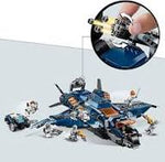 Marvel Avengers Ultimate Quinjet Building Set, 872 Pieces
