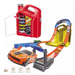 Gravity Race Track Set with 6 Die-Cast Cars