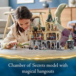 Harry Potter character figures and wizard card tiles