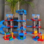 Paw Patrol 93-Piece Parking Garage Track Set with 12 Cars