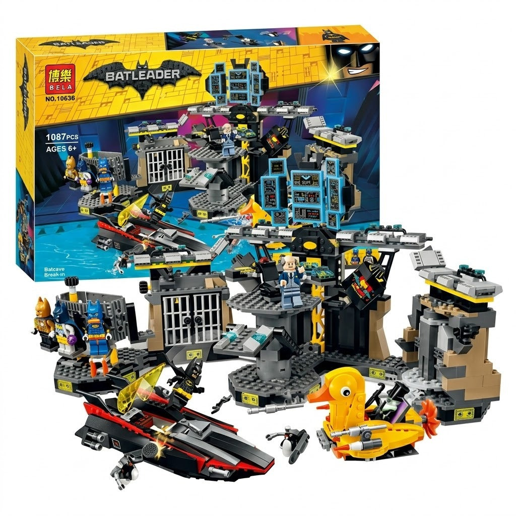 Batman Batcave building set, 1087 pieces, item number 10636