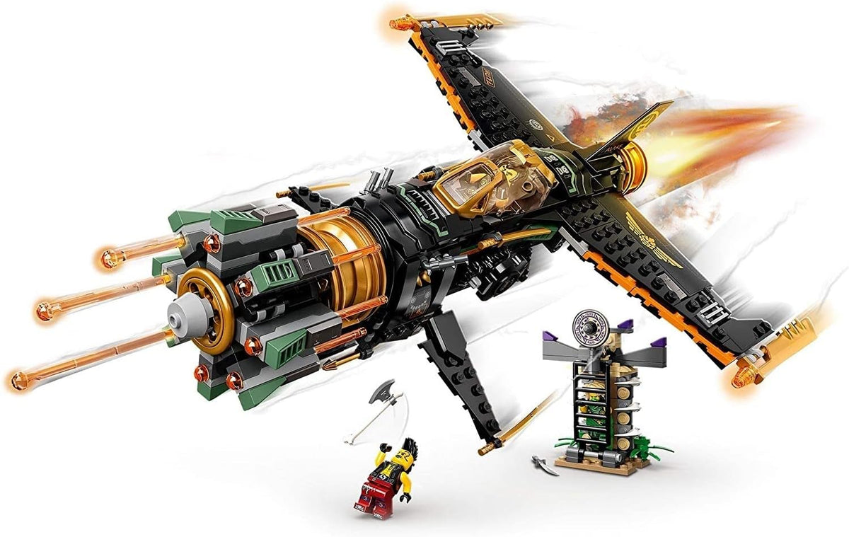 Ninja Airplane Building Set, 473 Pieces