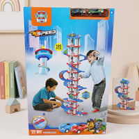 Paw Patrol car track set with 3 cars
