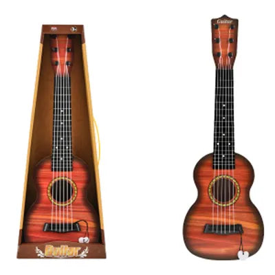 Children's guitar with four strings