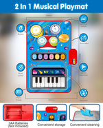 Ozen Star Piano and Drum Musical Play Mat