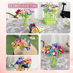 DIY Fabric Flower Bouquet Craft Kit, 183 Pieces