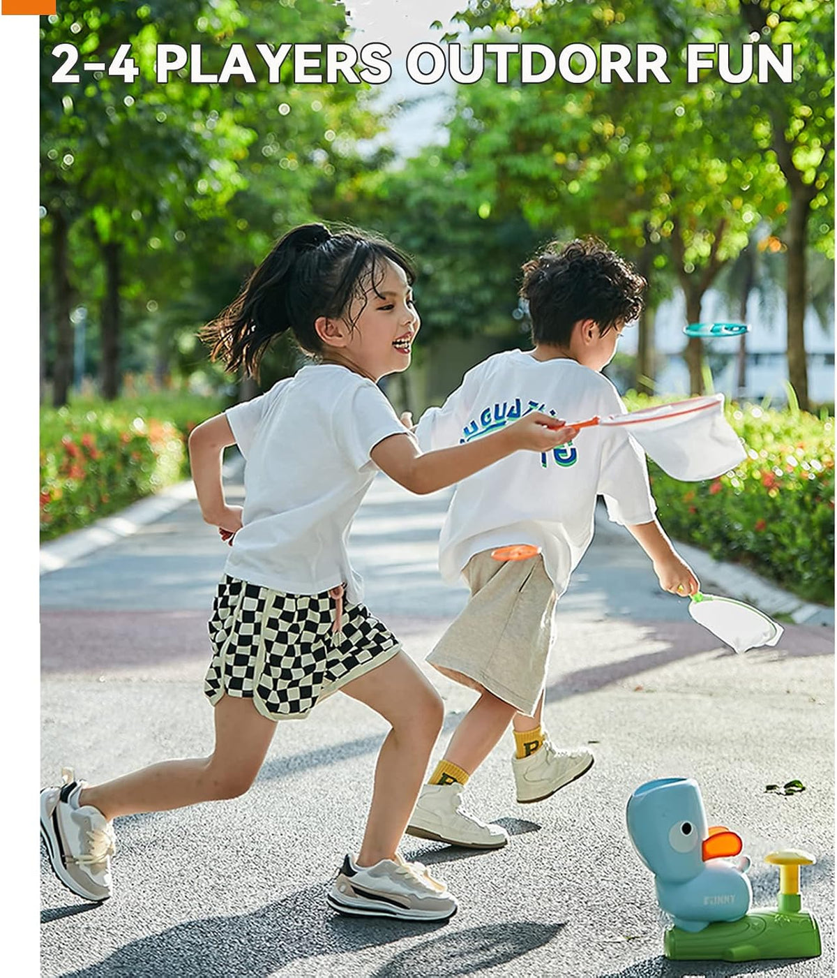 Flying Disc Launcher and Catching Game, Model 201-1Y