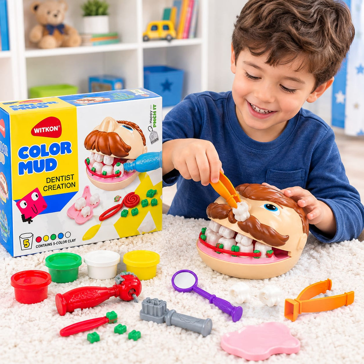 WITKON Dentist Modeling Clay Set, 5 Colors