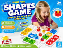Shapes Game Color-Matching Strategy Board Game