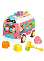 Toy Bus with Whack-a-Mole and Matching Games