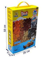 Small blocks for building vehicles, machines, and structures