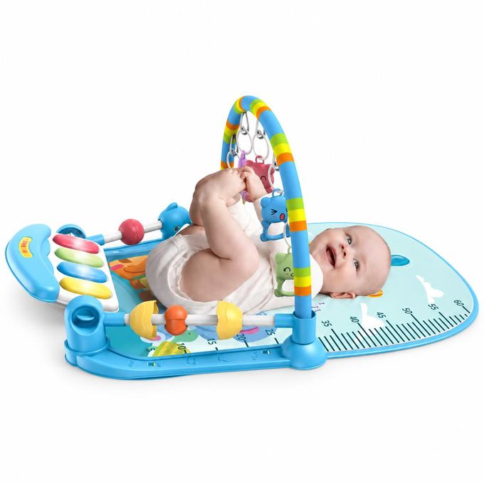Infant Activity Gym Play Mat with Detachable Piano