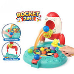 Whack-A-Mole game with hammer and two balls