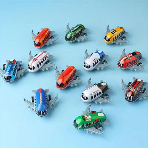 Die-Cast Toy Aircraft with Launch Platform