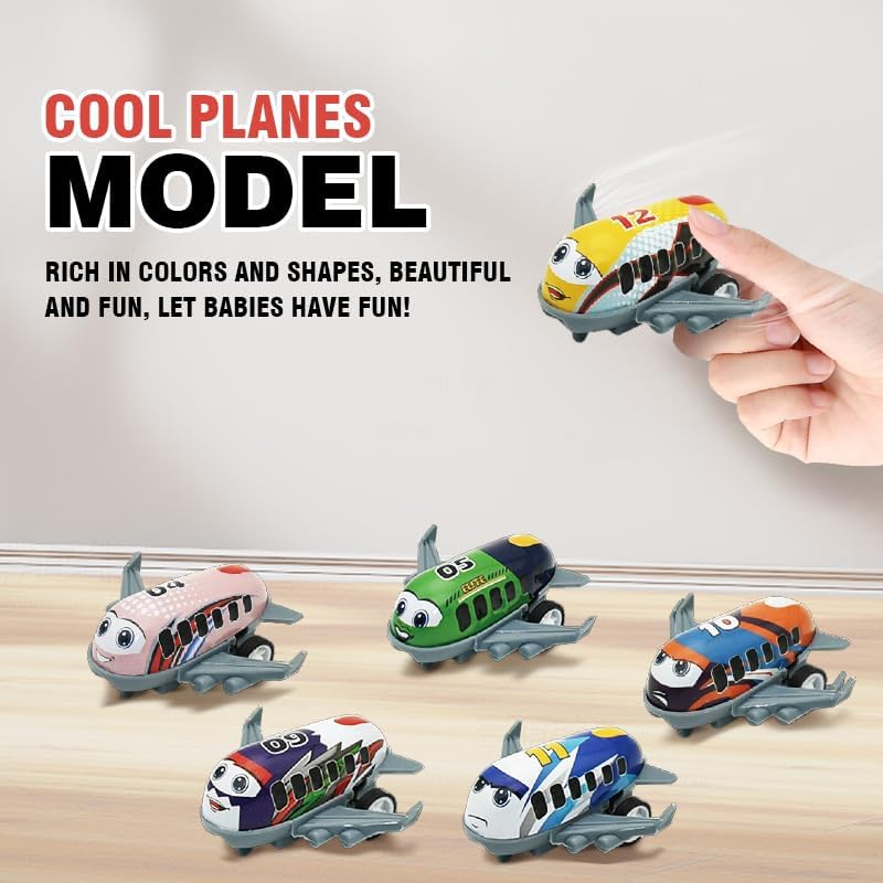 Die-Cast Toy Aircraft with Launch Platform