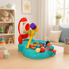 Whack-A-Mole 2-in-1 Basketball Shooting Game