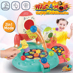 Whack-A-Mole 2-in-1 Basketball Shooting Game