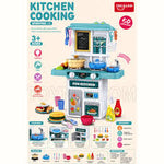 50-Piece Kitchen Playset with Lights, Sound and Steam