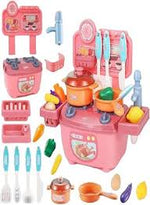 Dream Kitchen DIY playset with toy cookware and utensils