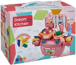 Pink Dream Kitchen DIY 14-piece kitchen playset