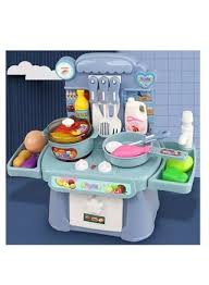 Taste Kitchen Blue Kitchen Playset with Lights and Sound
