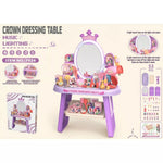 Crown Dressing Table Role-Play Set, 53 Pieces, Purple