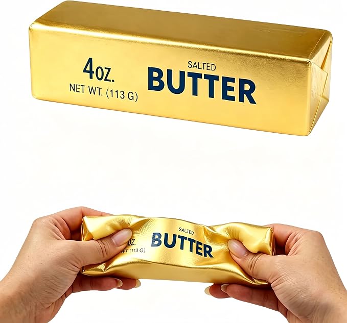 Butter-Shaped Slow-Rising Squishy Fidget Toy