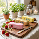 Butter-shaped squishy fidget toy