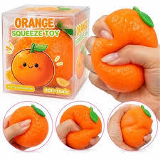 Squishy Fidget Toy with Crackling Sound, 6 Designs