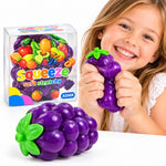 Grape Squeeze Sensory Fidget Toy with Crunch Sound