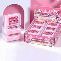 CRISP CHOCO squishy sensory toy in a clear plastic case