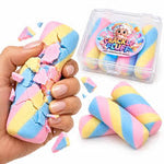 Crackle Fluff Rainbow Squishy Sensory Toy