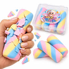 Crackle Fluff Rainbow Squishy Sensory Toy