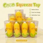 Soft stretchy squishy toy in fruit and corn designs