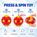 Compact rotating fidget ball