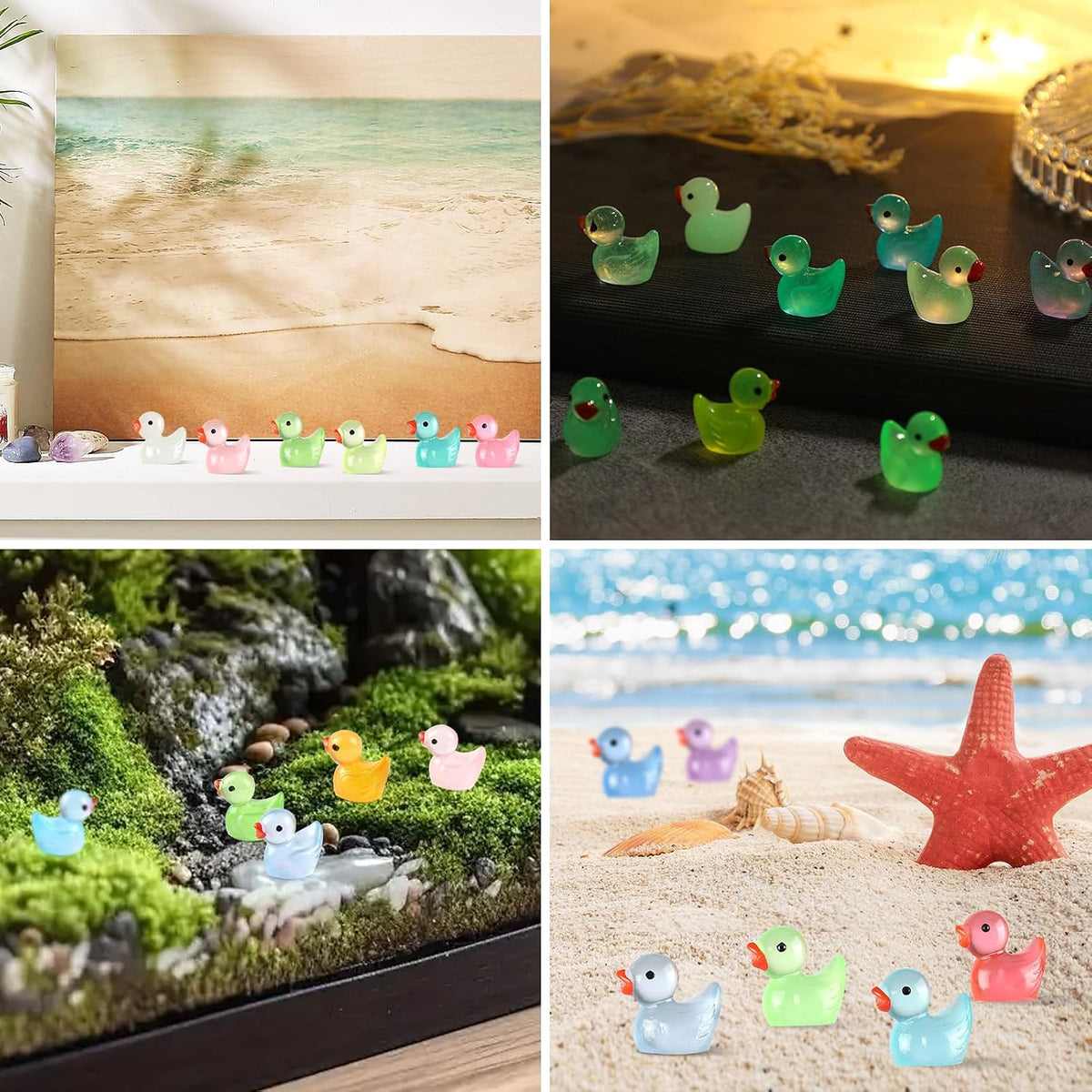 250 Glow-in-the-Dark Mini Resin Ducks