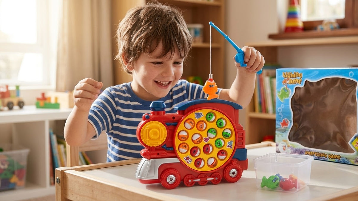 Fishing Game for 1–3 Players, Ages 3+