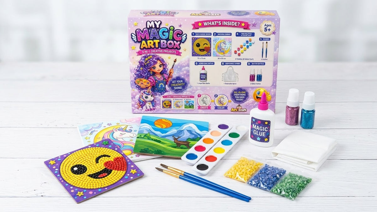 My Magic Art Box 3-Project Arts & Crafts Kit
