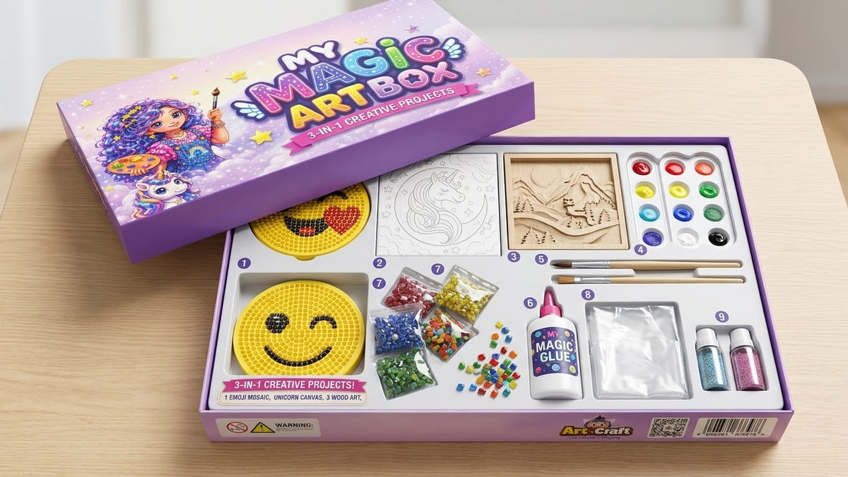 My Magic Art Box 3-Project Arts & Crafts Kit