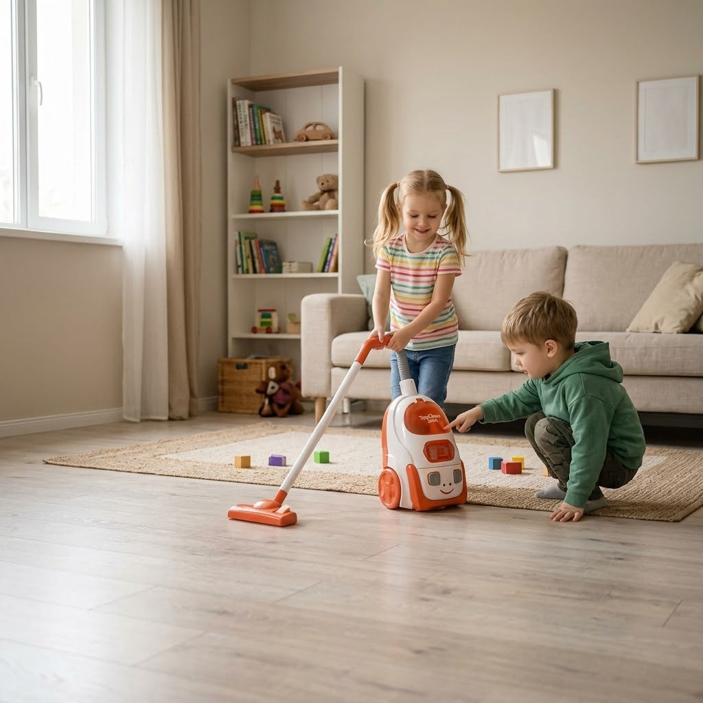 Toy Vacuum Cleaner with Lights and Sound