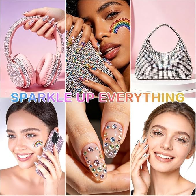 Rhinestone Craft Kit with 15 Colors