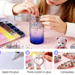Rhinestone Craft Kit with 15 Colors