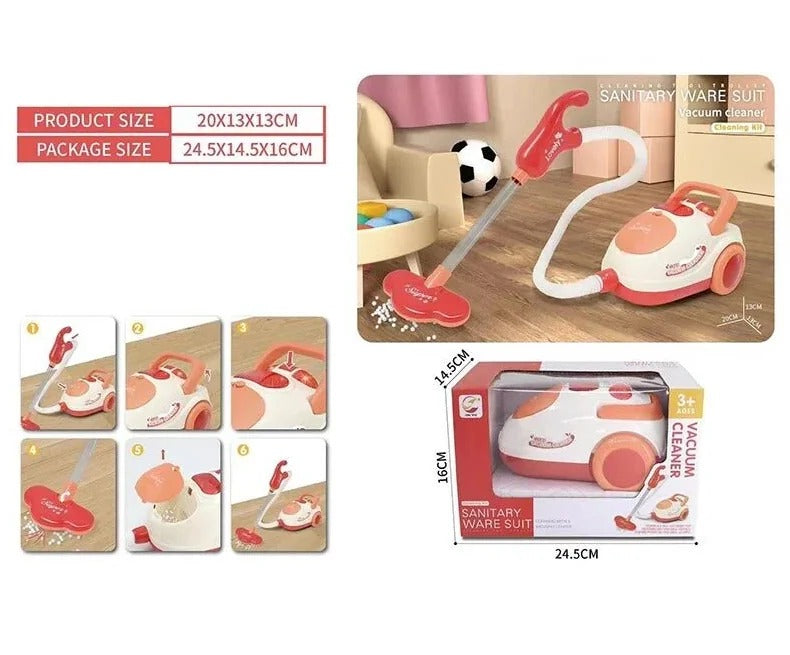 Toy Vacuum Cleaner with Lights and Sound