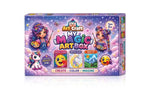 My Magic Art Box kids arts and crafts kit with emoji mosaic, unicorn canvas and wood art