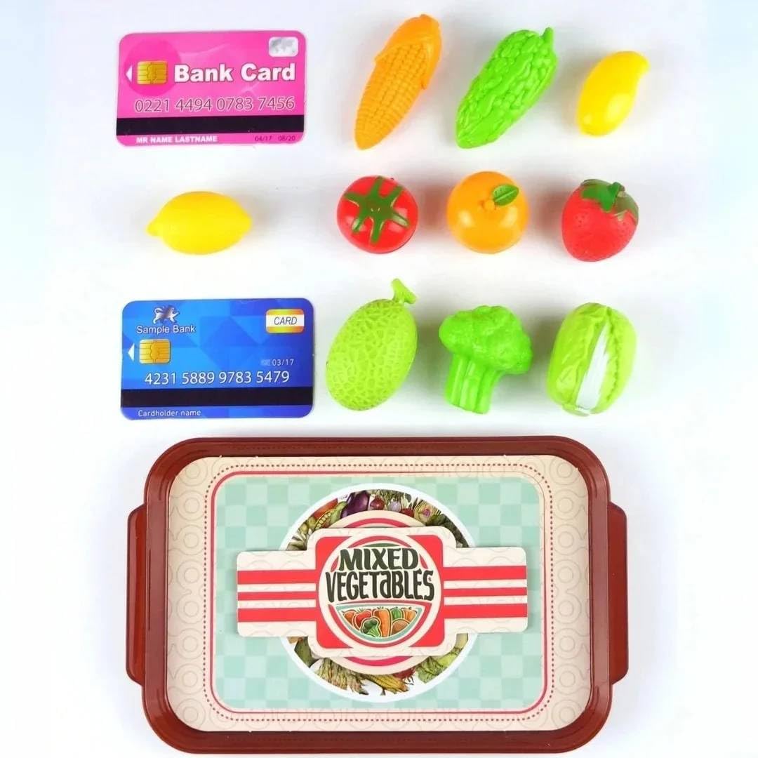 Cash Register Pretend-Play Set with Scanner
