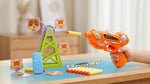 Foam Dart Blaster with Rotating Target Tower